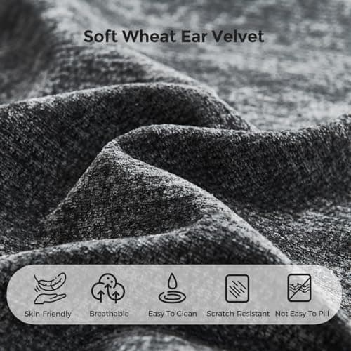 Ayovoch 90.6" Sectional Boneless Couches, Modern L-Shape Cloud Couch with Chaise, Memory Foam Modular Sectional Sofas for Living Room, Sofa in A Box, No Assembly Required (Grey, Left Facing Chaise) - Thumbnail 5