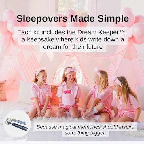All-in-One Sleepover Birthday Kit for Kids – Instant Pop-Up Teepee Tent with Lights & Decor, Easy Indoor Outdoor Setup - Thumbnail 6