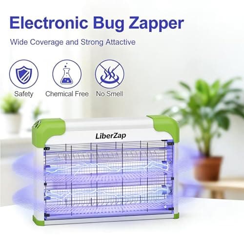 Electronic Bug Zapper Indoor 20W Mosquito Zapper,Electronic Fly Zapper,Insect Killer Indoor Mosquito Repellent,Bug Fly Catcher Killer - Thumbnail 2
