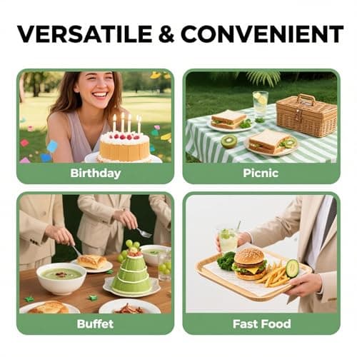 Funnydin 360 Count Plastic Spoons - 6.96 Inch Disposable Spoons, Heavy Duty Plastic Spoons, BPA-Free, Heat Resistant Disposable Silverware, Suitable for Party, Picnic, Events and Everyday Use - Thumbnail 6