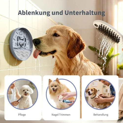 Zonopy Slow Feeder Dog Bowl with Non-Slip Base, Silicone Puzzle Dog Food Bowl with Unique Design, Slow Feeding Bowl for All Types of Dogs Cats, Interactive Slow Eating, Anti-Choking, BPA-Free - Thumbnail 3