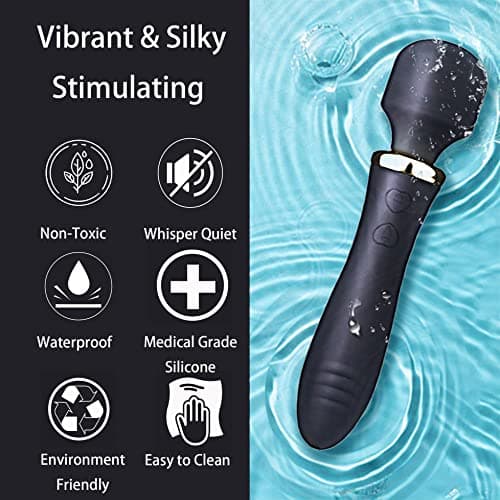 Asopal Handheld Back Massager, Electric Full Body Massager, (Black) - Thumbnail 2