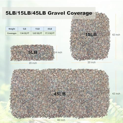 5LB Succulents Rocks for Plants Cactus Gravel Pebbles for Fish Tank 1/2 Inch Natural River Rocks for Vase, Aquarium, Landscaping,Bonsai,Terrarium Pebbles, Mixed Color - Thumbnail 6
