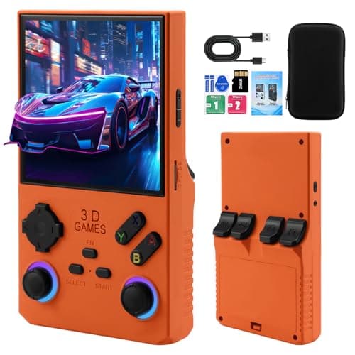 2026Newly Upgraded V40 MAX Retro Handheld Game Console with 256G Built-in 20000+ Classic Games, 4.0 Inch 4K HD IPS Screen Open Source Linux System, 4000mAh Battery, Portable Pocket Video Game Console