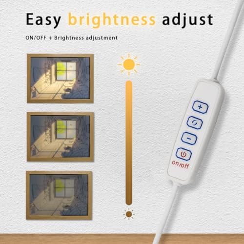 WELESHEI Led Mood Lamp Light Up Painting Wall Art 3 Color Changable Modes Romantic Decorative 4D Night Light For Bedroom Living Party Dorm Room Decor Dream Dimmable Lamp Birthday Gift - Thumbnail 5
