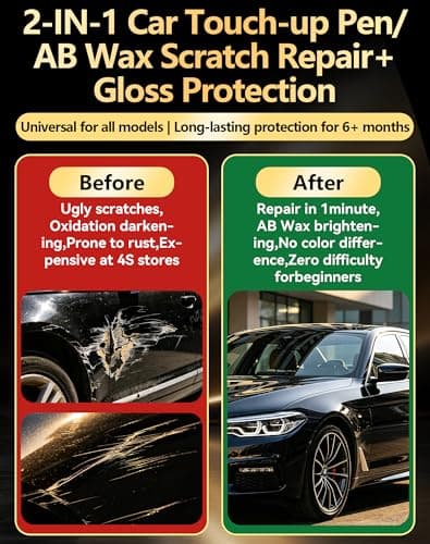 Galactic Aqua (221) Touch Up Paint Pen for Toyota with A/B Wax-PPOHY OEM Exact Match,Complete Scratch Repair Kit,Quick Dry 2-In-1 Tip / Brush,Anti-Rust Waterproof Paint for Camry,Corolla,RAV4,Highlander - Thumbnail 5