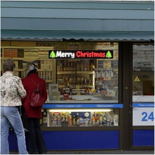 Large Programmable Indoor Windows LED Signs, P10 Resolution LED Sign,Bluetooth APP, for Cars Business Bars Gaming Rooms Restaurants Festivals - Thumbnail 4