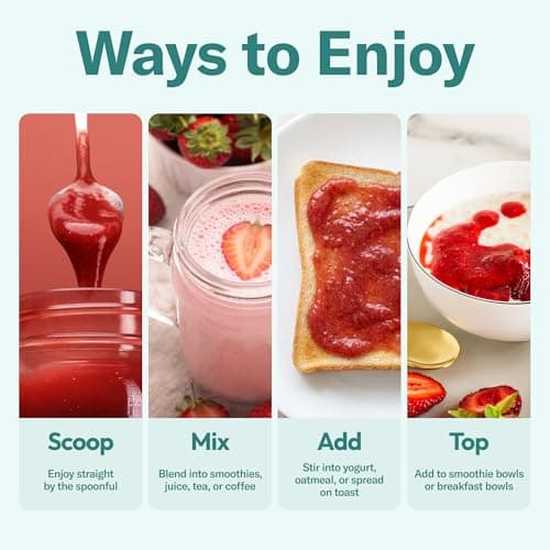 TrueSeaMoss Sea Moss Gel – Made in USA – Wildcrafted Seamoss, Fruits & Jarred Vegetables – Strawberry, Pack of 1 (Labels may Vary) - Thumbnail 4