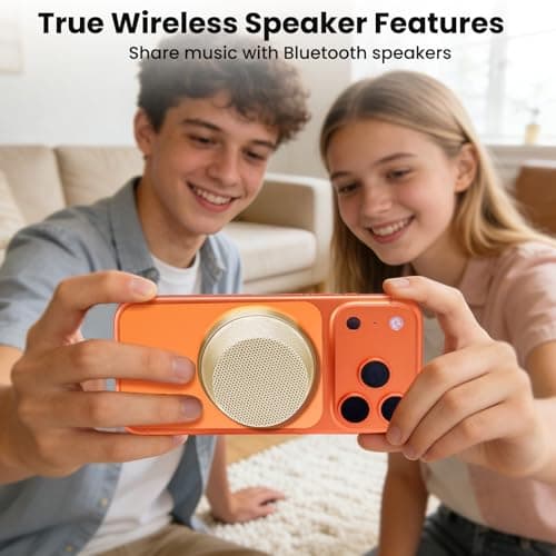 GOKINDOR Birthday Gifts for Men Who Have Everything Bluetooth Speakers Phone Stand, Portable Magnetic Speaker Accessories, Gadgets for Men Gifts Dad Gift Prensent - Thumbnail 3