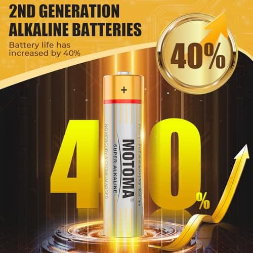 MOTOMA AAA Batteries 48 Pack 1.5V 720mAh Alkaline AAA Battery Long Lasting Power Triple AAA Batteries AAA Sizes for Household Electronic Devices (Non-Rechargeable) - Thumbnail 2