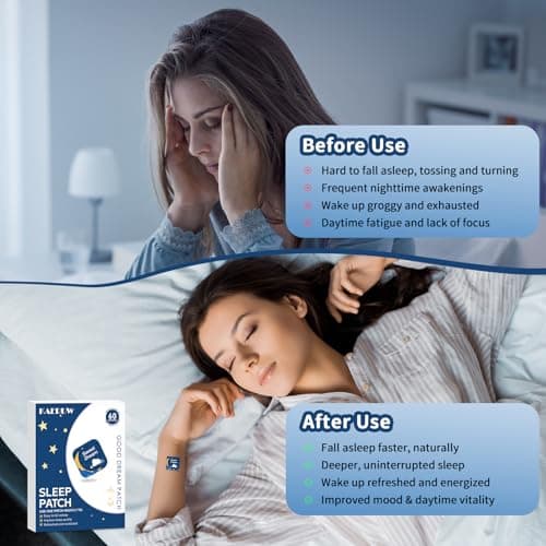 Kaeruw Sleep Patches for Adults with Magnesium and Sour Cherry Extract - Plant-Based Formula - Easy to Use for Men and Women - 1 Box 60 Count-SP01 - Thumbnail 3