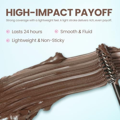 2 Pack Brow Gel, Eyebrow Tint and Setting 2-in-1 Fluffy Volumizing Brow Mousse, Waterproof All Day Hold Eyebrow Gel with Brush For Natural Full-Looking Eyebrow Makeup, Soft Brown - Thumbnail 3