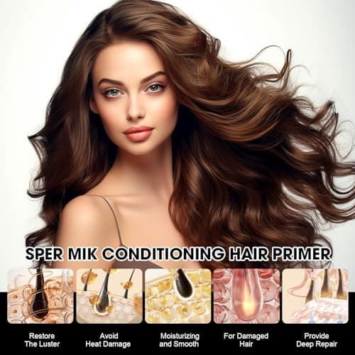 Nodfens Sper Mik Conditioning Hair Primer, Nourishes Softens Hair, Intensely Moisturizes, Anti Frizzy Dry Hair, Leave In Conditioner Spray for All Hair Types - Thumbnail 2