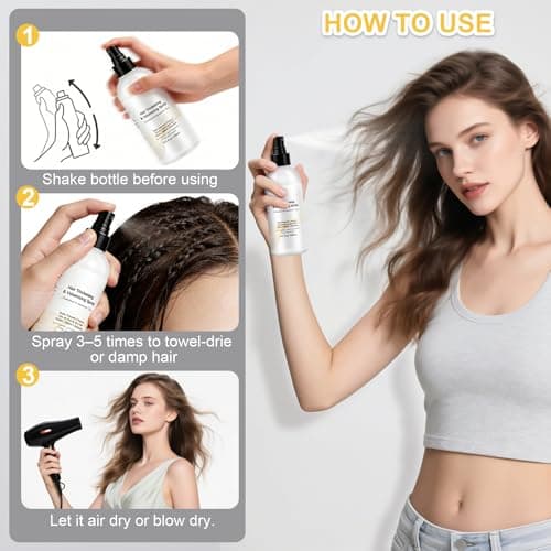 GARPGONA Hair Thickening & Voluming Spray (8.5 oz), Recommended Texture Spray for Fine Hair Women & Men, Organic Ingredients, Protects, Strengthens & Repairs - Thumbnail 4