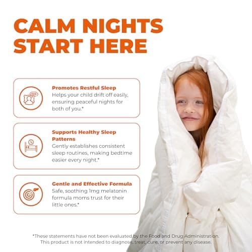 ELICORE 1 mg Melatonin Gummies Kids – Kids Sleep Gummies with Vitamin B6 and Passion Fruit Flavor – Children's Melatonin Gummies 3 in 1 Complex for Deep Sleep – 2 Month Supply - Thumbnail 2