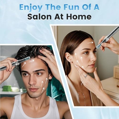 Dr Pen m8 Derma Roller Pen for Women Men, Microneedles Pen Derma Roller kit- 0.25 mm - Thumbnail 5