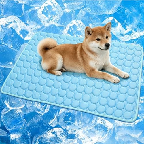 Dog Cooling Mat Ice Silk Cooling Pad for Cats Indoor Washable Summer Mat - Image 1