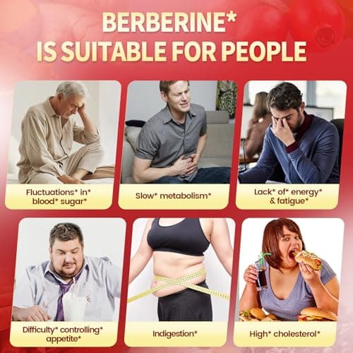 14-in-1 Berberine with Ceylon Cinnamon Supplement Liquid Drops, 1800mg + 30:1 Liposomal Tech with Cayenne Pepper, Soursop, Chromium, Bitter Melon, Turmeric, Moringa, Gymnema, Glucomannan, GLP Support - Thumbnail 5