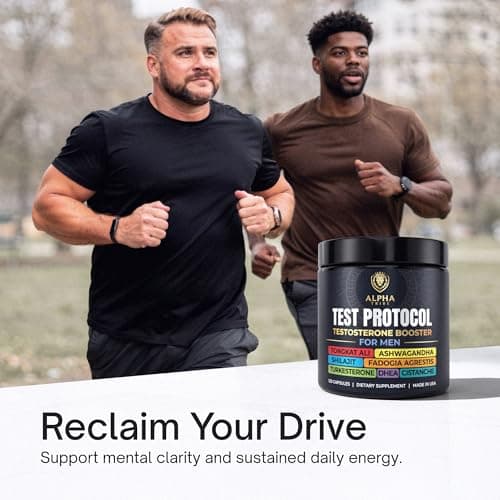 Alpha Tribe Test Protocol - Elite Natural Testosterone for Men | Testosterone Supplement for Men with Ashwagandha & Tongkat Ali (120 Count Pack of 1) - Thumbnail 4