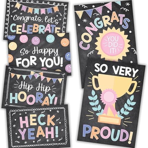 Hadley Designs Congratulations Cards with Envelopes -24 Graduation Cards 2026 Grad Card Bulk Congrats Card, Blank Greeting Notecard For Kindergarten Middle School & College Graduates, Designed in USA - Image 1