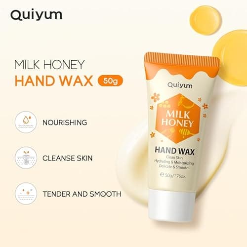 QUIYUM 6PCS Skincare - Skin Care Sets with Watermelon Cleanser, Plum Serum, Blueberry Moisturizer, Milk Honey Peel-Off Mask, Hand Wax, Foot Wax, Hydrating Cleansing Repairing, Ideal Gifts Sets - Thumbnail 5