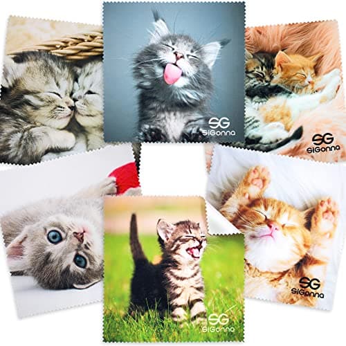 Microfiber Cleaning Cloth for Glasses - Eyeglass Cleaning Cloth - Lens Cleaning Cloth - Microfiber Glasses Cleaning Cloth for Phone, Screens, Camera Lens Cleaner - 6 pcs - Image 1