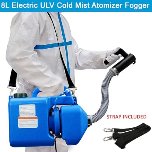 LONYEON 8L Electric ULV Cold Fogger Machine with Backpack Mist Atomizer, Adjustable Flow Rate, Large Area Spraying for Home Indoor Outdoor - Thumbnail 2