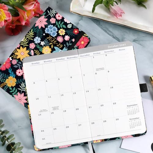 2026-2029 Pocket Planner/Calendar - Monthly Pocket Planner/Calendar with Pen Hold, July 2026 - June 2029, Inner Pockets and 63 Notes Pages, 6.6" x 3.7" - Thumbnail 2