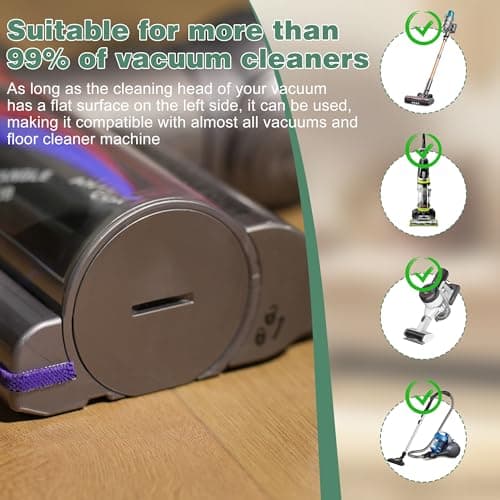 Bahuun Vacuum Cleaner Dust Display LED,Compatible with Dyson & All Vacuum Cleaners,Reveal Microscopic Dust & Illuminate Invisible Pet,Cat,Dog Fur,Vacuum Accessories Upgrade Vacuum Attachments (Black) - Thumbnail 5