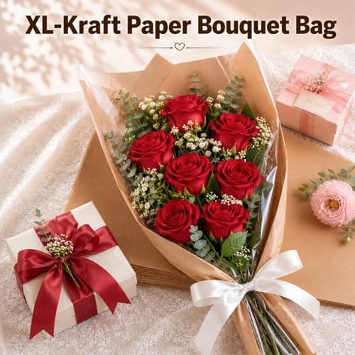 Bouquet Bags 200PCS flower bags for bouquets,Flower Bags for Bouquets - Thumbnail 4