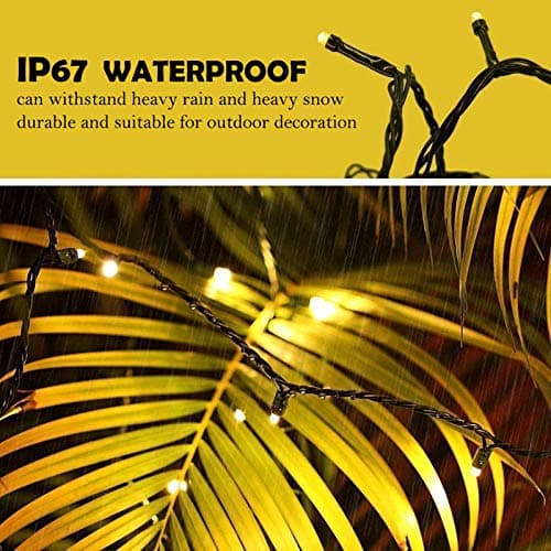 XUNXMAS Bright Christmas Lights Outdoor 800 LED Christmas String Lights, 272ft 8 Modes Timer Fairy Twinkle Tree Lights for Home, Party, Holiday, Halloween Indoor Xmas Decorations Warm White - Thumbnail 5