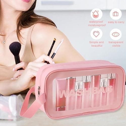 KUORYZAL Pink Makeup Brushes Set Professional 66Pcs with Case Premium Synthetic for Foundation Concealer Blush Eyeshadow Powder Contour Makeup Brush Kit Face Eye Make up Brushes & Tools - Thumbnail 4