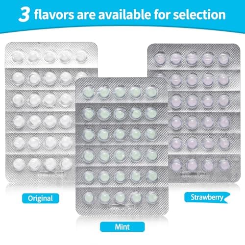 Maoerdental Orthodontic Wax 120 Pack, Easy to Mold Braces Wax, Dental Wax Long-Lasting Hold, Portable and Easy to Tear,Food Grade Relief Wax for Home Travel Office (Strawberry) - Thumbnail 2