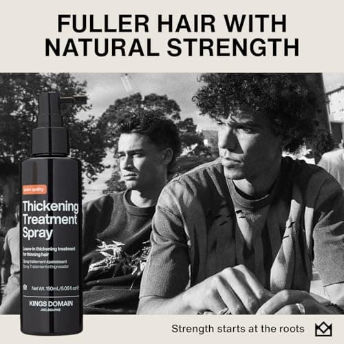 Kings Domain Melbourne Thickening Treatment Spray | Leave-In Hair Growth & Volume Booster with Hairdian | Thicker, Stronger, Fuller-Looking Hair - Thumbnail 2