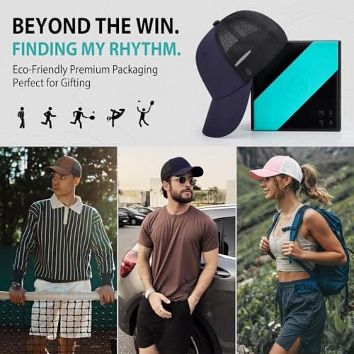AOPREL Cloud-Touch Trucker Hat - High-Density Structured Mesh Baseball Cap Men & Women，Shape-Retaining Breathable UPF 50+ - Thumbnail 6