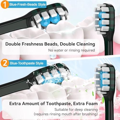 24Pack Disposable Toothbrushes with Toothpaste + Pick + Floss + Tongue Scraper 5-in-1 Mini Prepasted Travel Toothbrush for Hotel Camping Flight Car Single Use Portable Individually Wrapped | Mint - Thumbnail 4