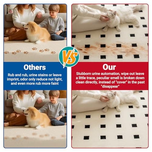 Neathova Stain & Strong Odor Eliminator, Enzyme Cleaner, Pet Odor Eliminator for Home - Carpet Stain Remover for Cats & Dog Pee - Urine Destroyer - Carpet Cleaner Spray Clear (Unscented) - Thumbnail 3