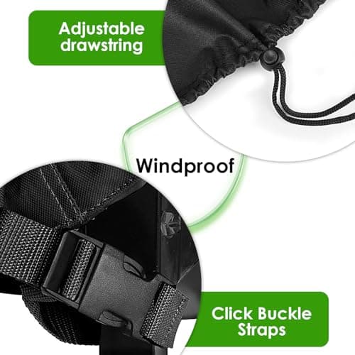 Jungda Outdoor Prep Cart Cover for Nuuk 42 Inch Outdoor Kitchen Island and BBQ Serving Cart,Heavy Duty Waterproof Patio Prep Table Cover Grill Carts Covers - Thumbnail 5