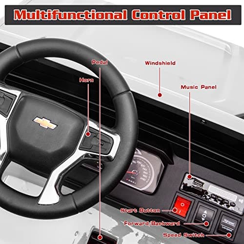 24V Ride on Toys for Kids,2 Seater Ride on Car for Kids Remote Control Kids Electric Cars Kids Driving Car with Bluetooth, Power of Wheel Car for Kids Truck for All Types of Road - Thumbnail 5