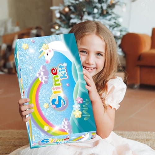 Elover ICE Cream Slime Kit for Girls and Boys Fluffy DIY Slime Toys Gifts Ages 6-10 to Make Ice Cream Slimes Kids Girl Toys 8-10 Years Old - Thumbnail 5