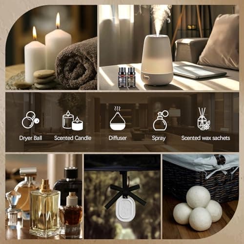 Hotel Diffuser Oils Set - 14Pcs Luxury Fragrance Oil Blend Hotel Scent Essential Oils Set for Diffuser, Soap & Candle Making - Thumbnail 6