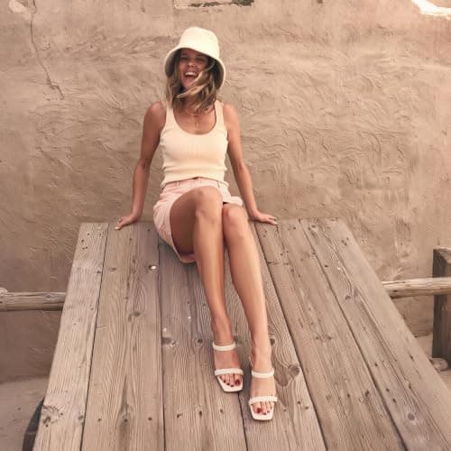 EQAUDES Summer Sandals for Women 2026 Wedge Heels - Square Toe, Espadrilles, Beach Shoes, Beige, Vacation, Wedding Dress - Thumbnail 6
