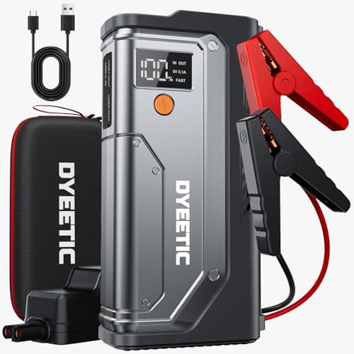 7000A Jump Starter, 12V Car Battery Booster Pack(All Gas/12.0L Diesel)，Car Starter Smart Jumper Cables, Battery Jumper 26800mAh Portable Power Bank，Flashlight - Image 1