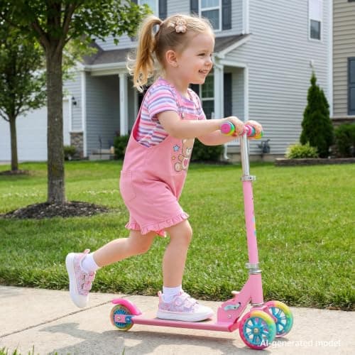 noorkiz Wide Toe Box Toddler Girls Shoes Zero Drop Glitter Barefoot Shoes Non-Slip Comfort Kids Sneakers Lightweight First Walking Shoe for School Daycare Crystal Pink Toddler Size 9 - Thumbnail 2