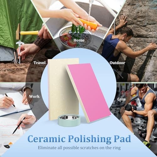 YWXTW Polishing Pad Designed for Oura Ring 4 Ceramic, [Scratch Remover] [Restore Finish], Ring Buffing & Cleaning Kit for Oura Ceramic, 2 Pack - Thumbnail 3