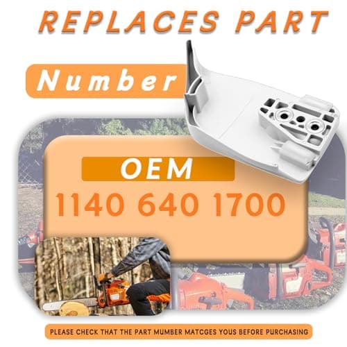 MS291 Clutch Sprocket Cover Kit with Bar Nut For Stihl MS391, MS311, MS291, MS271 Chainsaws – OEM Replacement 1140 640 1700 - Thumbnail 2