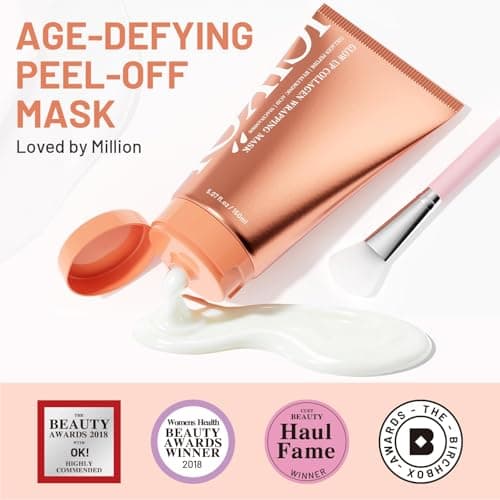 ICIKOL Collagen Peptides Night Wrapping Face Mask 5.07 oz – Overnight Peel-Off Face Mask with Hyaluronic Acid & Vitamin E – Hydrating & Elasticity Korean Skincare for Glass Skin Radiance - Thumbnail 3
