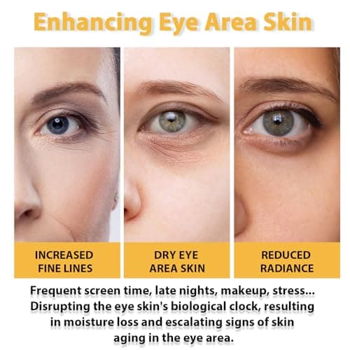 DEBAIY Daytime Eye Cream with 2% Jojoba Oil Anti-Wrinkle Anti-Aging Moisturizing Under Eye Cream 1% Caffeine | Fight Fatigue, Dark Circles & Puffiness (3 Pack 15g Each) - Thumbnail 5