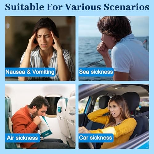 WLTHO 30ct Clear Motion Sickness Patches Non Drowsy, Sea Sickness Patch for Cruise Travel Essentials, Waterproof Patches Behind Ear, Invisible Clear Color, Long Last 72H - Thumbnail 6