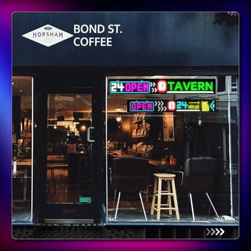 Large Programmable LED Sign, P5 Resolution Indoor Store LED Sign, Bluetooth APP, for Business Retail Shop Window Display (32"x 6") - Thumbnail 3